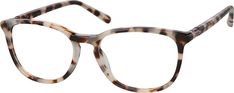 These chic oval glasses will add polish to any look. The medium-sized eyeglasses is made with lightweight acetate and features spring hinges for added comfort. It has a glossy finish and is available in ivory tortoiseshell. | Zenni Women's Preppy Oval Prescription Eyeglasses Pattern Tortoiseshell Plastic Tortoise Shell Glasses Women, Zenni Optical Glasses, Optical Glasses Women, Glasses Frames Trendy, Tortoise Shell Glasses, Oval Glasses, Oval Eyeglasses, Eye Glasses Frames, Zenni Optical