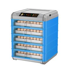 an image of a food dehydrator with eggs in it