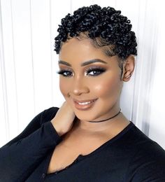 Cabello Afro Natural, Temporary Hair Dye, Natural Hair Cuts, Natural Hair Short Cuts, Short Hair Black, Cute Short Haircuts, Faded Hair