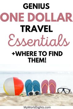 the words genius one dollar travel essentials, where to find them and how to use them