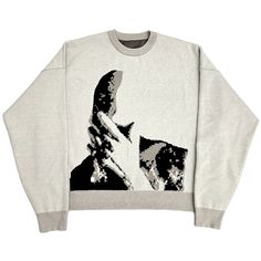 Embrace the ultimate fusion of fashion and music with our exclusive Frank Ocean Blonde Sweater. This unisex piece captures the essence of avant-garde hip-hop style, making it a must-have for fans and fashion enthusiasts alike. Its pristine white color and premium blend of high-quality cotton and wool material promise both comfort and style. Free shipping in the US and worldwide. S - Chest: 128 cm (50.39 inches); Length: 59 cm (23.23 inches); M - Chest: 132 cm (51.97 inches); Length: 61 cm (24.02 inches); L - Chest: 136 cm (53.54 inches); Length: 63 cm (24.80 inches); XL - Chest: 140 cm (55.12 inches); Length: 65 cm (25.59 inches). Designed for those who appreciate the hip-hop aesthetic, this sweater resonates with the Urbancore fashion trend, making it a perfect fit for E-Kids and modern c Frank Ocean Blonde, Hip Hop Style Men, Hip Hop Aesthetic, Cropped Knit Sweater, Cozy Knit Sweater, Sweater White, Frank Ocean, Sweaters Online, Loose Sweater