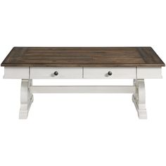 Drake Coffee Table - QK1032518_INTC_PRI_OL Oversized Coffee Table, Stone Coffee Table, Coffee Table Farmhouse, Living Room Collections, Coffee Table White, Rustic White, French Oak, Farmhouse Chic, Oak Finish