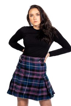 Buy Pride of Scotland Tartan kilt Scottish Clothing Women Tartan Skirts, Modern Kilts, Scottish Women, Modern Skirt, Black Watch Tartan, Scottish Kilts, Tartan Kilt, Tartan Fabric, Plaid Mini Skirt