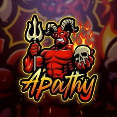 the logo for apathy, an online gaming platform that is currently in development