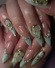 Harry Potter Nail Art, Nature Nails, Milky Nails, Spring Nail Designs, Party Dresses Online, Unique Acrylic Nails, Bling Acrylic Nails, Pink Acrylic Nails