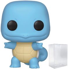 PRICES MAY VARY. Bundled Plastic Box Protector with the collector in mind (Removable Film) From Pokemon, Squirtle, as a stylized POP vinyl from Funko! Stylized collectable stands 3 ¾ inches tall, perfect for any Pokemon fan! Ships in acid-free PET plastic Pop Protector with peel-able protective film Push-lock tab that adds structural integrity to the Pop Protector when formed Nearly twenty-five years since its debut, Pokémon is as popular today as it has ever been. Bring home Squirtle, the Water Pokemon Store, Water Type Pokemon, Popular Pokemon, Plastic Pop, Pop Box, Pop Games, Pop Disney, Pokemon Collection, Water Type