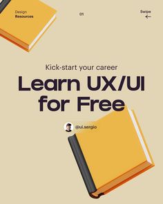 a book with the title kick - start your career learn uxu for free