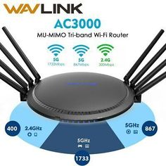 the router is connected to multiple wi - fi routers, including two antennas