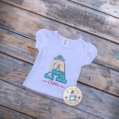 Frozen Elsa embroidery birthday girls top Elsa Embroidery, Frozen Birthday Shirt, Frozen Elsa And Anna, Girls Top, Fall Birthday, Frozen Elsa, Frozen Birthday, Birthday Shopping, Elsa Frozen