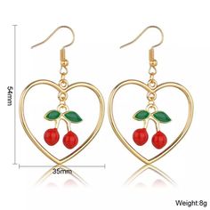 Super cute! ♥️ PRODUCT INFORMATION: Drop earrings Metal Zinc alloy material golden plated Trendy Valentine's Day Hoop Jewelry, Trendy Hoop Jewelry For Valentine's Day, Trendy Dangle Hoop Earrings In Alloy, Trendy Gold Heart Earrings, Trendy Valentine's Day Hoop Earrings, Trendy Hoop Earrings For Valentine's Day, Trendy Alloy Earrings As Gift, Trendy Hoop Earrings Made Of Alloy, Trendy Pierced Hoop Earrings