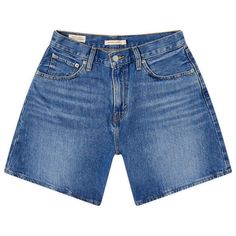 Levi's High Rise Baggy Shorts Blue | END. Blue Baggy Short Bottoms, Baggy High Waist Blue Shorts, Baggy Blue Shorts, Blue Baggy Shorts, Blue Wide Leg Relaxed Fit Jean Shorts, Blue Straight Leg Shorts For Everyday, Everyday Blue Straight Leg Shorts, Blue High Waist Shorts For Everyday, Glam Slam