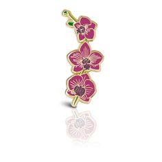 Pink Orchid Flower Enamel Pin, a stunning botanical accessory that brings timeless elegance to your style. This exquisite enamel pin is inspired by the delicate beauty of orchid blooms, making it the perfect addition to any outfit. Pink orchid, symbolizing grace, beauty, and love. Whether you wear it on your lapel, scarf, hat, bag, or backpack, this pin adds a touch of sophistication to any attire. A timeless and meaningful gift for flower lovers, and anyone who appreciates the beauty of orchids Elegant Pink Enamel Pin, Flower Shaped Enamel Pin For Gift, Elegant Pink Enamel Brooch Pin, Pink Flower Enamel Pin, Elegant Flower Enamel Pin, Pink Flower Enamel Brooch, Elegant Pink Enamel Pin For Gift, Pink Enamel Pin Brooch For Wedding, Wedding Lapel