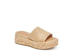 Dolce Vita Chavi - Women's Sandals : Lt Natural Raffia : Flaunt your chic side wearing the Dolce Vita Chavi sandal. Recycled textile lining. Recycled synthetic rubber outsole. Synthetic raffia, textile, or leather upper. Imported. Measurements: Weight: 1 lb Platform Height: 1 2 5 in Product measurements were taken using size 7, width M. Please note that measurements may vary by size. Synthetic Rubber, Platform Sandals, Womens Sandals, Leather Upper, Shoes Heels, Sandals, Heels, 10 Things, Leather