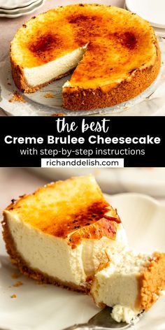 the best creme brulee cheesecake with strudel instructions