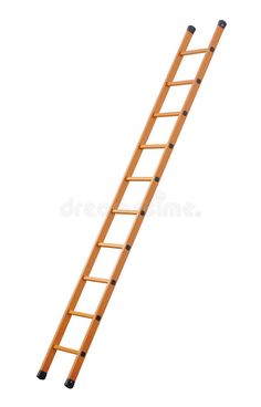 a wooden ladder on a white background with clippings royalty images and stock photos