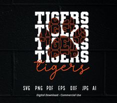 Tigers Cheer Shirts, Tigers Svg, Cheer Camp, Cheer Svg, Tiger Paw, School Spirit Shirts, Class Shirt