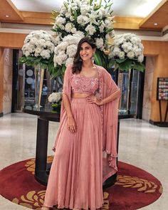 Blushing Radiance: Aahana Kumra looks wedding season ready in this cape styled lehenga by Chhavvi Aggarwal  . WhatsApp us now for personal shopping experience! +918488070070 Shrug Dresses Indian Wedding, Diwali Dresses For Women Latest, Shrug Dresses Indian, Cape Blouse Lehenga, Aahana Kumra, Diwali Dresses, Ethnic Dresses, Indian Outfits Lehenga, Shrug For Dresses