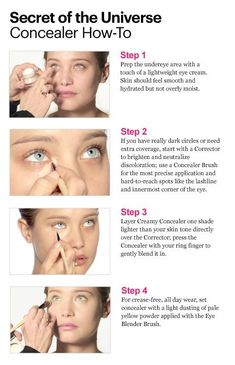 Bobbi's Make Up LessonLesson 3SecretOf The UniverseConcealer How-To Contouring Hacks, Concealer Hacks, Healthy Makeup, Bottom Lashes, Makeup Tutorial Foundation, Makeup Lessons, Makeup Help, Face Makeup Tips, Apply Makeup