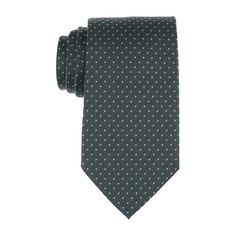 This stylish Stafford men's tie features a subtle mini dot pattern in a dark green shade. It's made from a woven fabric and has a classic width. Pair it with a crisp white dress shirt and a gray suit for a polished look.Measurements: 58 Length/InchesBase Material: 100% PolyesterFiber Content: 100% PolyesterFabric Description: WovenLining Material: PolyesterCare: Spot CleanTie Width: Classic Width TieCountry of Origin: Imported Dark Green Tie, White Dress Shirt, Tie Shop, Men's Tie, Green Tie, Gray Suit, Wedding Outfits, White Shirt Dress, Dots Pattern