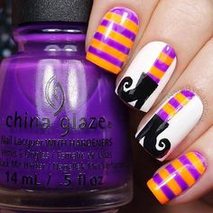 Holloween Nails, Nails Polish, Halloween Nail, Nail Polish Designs, Halloween Nail Art