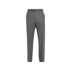 ZEGNA pants in solid flannel Regular rise Flat front Side slip pockets Back welt pockets Full length Straight legs Wool Dry clean Imported Zegna Men, Flannel Pants, Wool Flannel, Bergdorf Goodman, Welt Pockets, Welt Pocket, Mens Pants, Full Length, Tops Designs