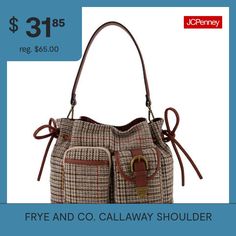 This Frye and Co. Callaway shoulder for women combines heritage styling with a contemporary finish. Made from smooth faux leather with a snap closure, this medium bag features multiple interior pockets to put your phone and small essentials, as well as bronze-tone hardware details. Carry this bag from the top handles or wear it on your shoulders for everyday or night outings.Features: Adjustable StrapsClosure Type: SnapPockets: 2 Front Zip PocketsMetal Color: Bronze ToneMeasurements: 5 Width/In… Fall Bags With Leather Trim, Fall Leather Trim Shoulder Bag For Work, Medium Bag, Shoulder Bag Brown, Color Bronze, Heritage Fashion, Medium Bags, Snap Closure, Zip Pockets