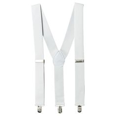 Keep up your old-school style in our Rainbow Suspenders! These Y-back suspenders have rainbow-striped straps and metal clips to attach to your pants. They're adjustable too making them the right fit for both kids and adults alike. Rainbow Suspenders product details: 100% polyester Y-back design Adjustable fit Attached clips One size fits most Adjustable Belts And Suspenders For Summer, Summer Belts And Suspenders With Adjustable Straps, Rainbow Suspenders, Groom Suit Navy, Lace Wallpaper, Groom Style Wedding, White Suspenders, Blue Suit Wedding, White Halloween