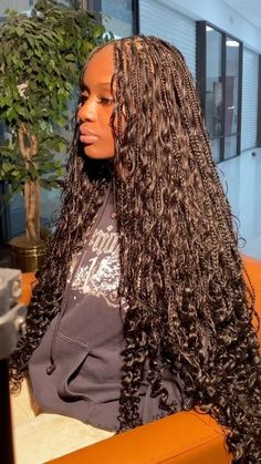 Human Hair Knotless Braids, Hair Knotless Braids, Human Hair Knotless, Giveaway Coming Soon, Girls Hair Style, Goddess Braids Hairstyles, Box Braids Hairstyles For Black Women, Braids Hairstyles Pictures, Protective Hairstyles Braids