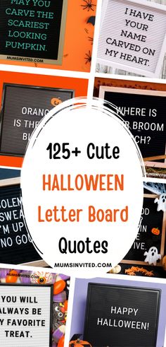 halloween letter board quotes and sayings for kids