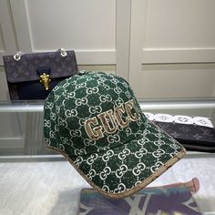 Gucci Canvas Baseball Cap Green Dior Shirt, Gucci Shirt, Louis Vuitton Shirt, Chanel Shirt, Gucci Gg Marmont, Reversible Belt, Luxury Products, Baseball Caps, Green Cotton