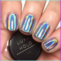 This kiss nail art hack is literally 👩‍🍳 #naili Essie Nail Polish Colors, Color Block Nails, Nail Effects, Holographic Nail Polish, Nail Essentials, Glow Effect, Essie Nail