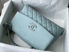 SHOP MORE LUXURY PRODUCTS HERE Description Chanel Flap Bag With Top Handle Light Blue Bag For Women 32cm/12.5in Size: 32 x 7.5 x 19 cm / 12.5 x 3 x 7.5 in Silver MetalCC logoLight Blue Includes dust bag.This product is of the premium quality. High-end Blue Bag With Double Handle, High-end Blue Bag With Detachable Handle, High-end Blue Tote Shoulder Bag, High-end Blue Tote Satchel, High-end Blue Bags For Shopping, High-end Blue Satchel Shoulder Bag, High-end Blue Satchel For Everyday Use, High-end Blue Satchel For Everyday, High-end Blue Shoulder Bag Satchel