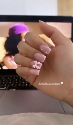 2024 Graduation Nails Ideas, Really Short Acrylic Nails, Basic Summer Nails, Nails Biab, Pink Summer Nails, Cute Pink Nails, Graduation Nails, Lavender Nails