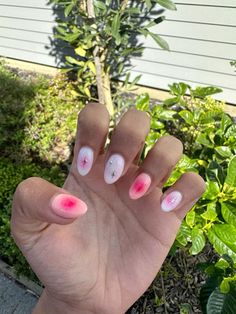 Baby Blue Spring Nails, Almond Shape Summer Nails, Spring Nails Almond Shape, Blue Spring Nails, Europe Nails, Gel Nail Inspiration, Spring Nails Green, Pink Spring Nails, Nails Baby Blue