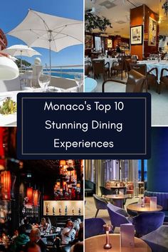 the top 10 dining experiences in monaco