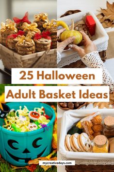 the 25 halloween adult basket ideas are great for kids to make and sell at their own store