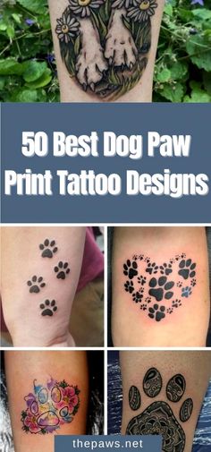 The web's most awesome dog paw print tattoo designs. Here is the place you can find the best dog paw print tattoo design ideas! Large Paw Print Tattoo, Tattoo Designs Dog Paw, Dog Paw Sleeve Tattoo, Galaxy Paw Print Tattoo, Pet Lovers Tattoo, Paw Print Tattoos Dog, Cat Dog Paw Tattoo, Memorial Tattoo For Dog Ideas, Unique Tattoos For Dog Lovers