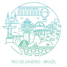 the rio de janiero - brazil logo