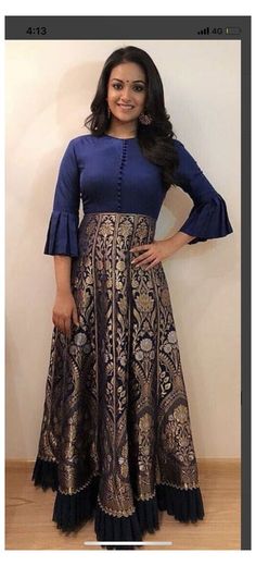 Keerthi Suresh, Long Gown Design, Teresa Palmer, Sari Dress, Long Gown Dress, Long Dress Design, Hippy Chic, Salwar Kamiz, Indian Gowns Dresses