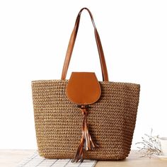 Straw Beach Tote, Summer Handbags, Straw Tote Bag, Beige Bag, Straw Handbags, Rattan Bag, Woven Tote Bag, Straw Bags, Straw Tote