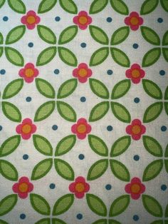 an image of a flower pattern on fabric