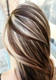 20 Coffee and cream highlights and lowlights Hairs 2018 Cream Blonde Hair, Brown And Blonde Hair, Brown And Blonde, Platinum Blonde Highlights, Brown Hair With Blonde Highlights, Summer Hair Color For Brunettes, Trendy Hair Color, Hair Color Highlights