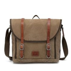 Embark on your daily missions with the Military-Inspired Forest Messenger Bag, crafted from high-grade 100% Cotton Canvas and adorned with 100% Genuine Leather Accents. This robust and stylish bag features 100% Recycled Nickel-Free Hardware and 100% Vegetable Base Dyes, reflecting a commitment to eco-friendliness and style awareness. The bag's classic silhouette, handcrafted design, and practical compartments ensure durability, elegance, and comprehensive organization for your daily essentials. Classic Outdoor Crossbody Shoulder Bag, Classic Crossbody Shoulder Bag For Outdoor, Classic Shoulder Bag For Outdoor, Classic Large Capacity Bags For Outdoor, Classic Shoulder Bag With Adjustable Strap For Outdoor, Brown Flap Bags For Outdoor Use, Brown Flap Bags For Outdoor, Casual Leather Flap Bag With Large Capacity, Large Capacity Flap Bag For Everyday Use