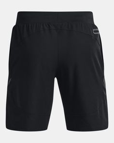 Stretch-woven fabric is lightweight, durable & moves with you​|Material wicks sweat & dries really fast|4-way stretch material moves better in every direction|Encased elastic waistband with internal drawcord adjust|Open hand pockets & secure, zip right-side UA Strength Pocket Open Hands, Light Water, Mens Soccer, At The Gym, Training Tips, In The Rain, Wicks, Black Shorts, The Gym