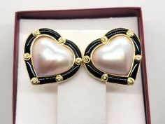 Heart Shape Pearl Diamond, 14K Yellow Gold Earrings Beautiful Gift for your loved one Total weight 15.4 g Item will be put in a Gift Box Elegant Clip-on Heart Earrings For Valentine's Day, Elegant Clip-on Heart Earrings For Anniversary, Elegant Heart Earrings For Valentine's Day Evening, Luxury Formal Earrings For Valentine's Day, Heart-shaped Clip-on Earrings For Formal Occasions, Heart Shaped Clip-on Earrings For Formal Occasions, Elegant Earrings For Anniversary, Valentine's Day Gift, Elegant Earrings For Valentine's Day Anniversary Gift, Yellow Gold Earrings