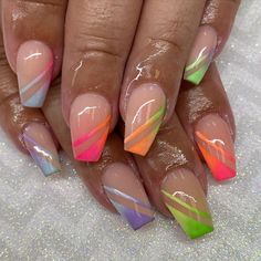 Perfect10Nails on Instagram: “#Perfect10nails #nailsbyJenna #SWKSNails  #GardenCityNails #NailSalonGCKS #NailsInGardenCityKs #bntc” Colorful Nails Design, Ladybug Nails, Classy Nail Art Ideas, New Nail Art Design, Colorful Nails, Glitter Gel Nails