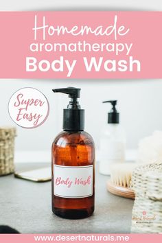 This DIY Body Wash recipe with castile soap and essential oils.  This Natural skin care recipe is a fun way to wake up your senses in the morning, or calm them down at night before bed. Use different essential oils for waking up or for relaxing.  Ditch the store bought bodywash with toxic synthetic ingredients and make this homemade natural body wash.  Skin care with natural ingredients is better for dry skin and sensitive skin!  It's moisturizing and won't dry your skin. Essential Oils For Body Wash, Homestead Market, Homemade Body Wash Recipe, Natural Apothecary, Making Soaps, Body Wash Recipe, Diy Body Wash, Homemade Body Wash, Diy Essential Oil Recipes