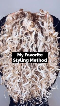 Want to know my favorite styling technique?⤵️⁣⁣ ⁣⁣ It’s for me the Smasters! ⁣⁣ It’s basically adding extra product with wet hands when… | Instagram C3 Curly Hairstyles, Best Layers For Curly Hair, Curly Hair How To Style, Products For Permed Hair Curls, How To Apply Mousse To Curly Hair, Curly Hair Techniques Tutorials, How To Style Permed Hair Hairstyles, Treluxe Hair Products, Treluxe Routine