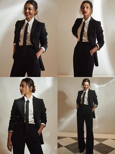 Woman In Suit, 사진 촬영 포즈, Fashion Fail, Woman Suit Fashion, Fashion Aesthetics, Classy Work Outfits, Cooler Look, Easy Trendy Outfits, Prom Outfits