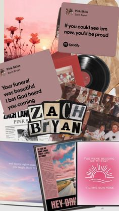 the album cover art for zach bryan's new single if you could see em now, you'll be proud